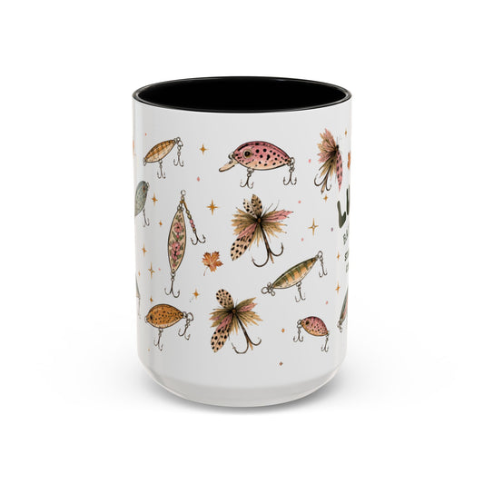 Luke’s Bait & Tackle Fishing Mugs – Vintage Lure Coffee Cup (11/15oz)