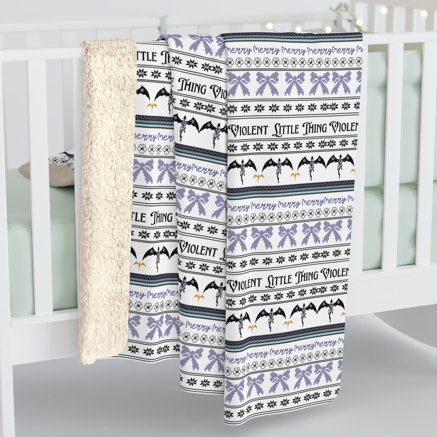 Fourth Wing Blanket, Sherpa Fleece Blanket, Fourth Wing Gift for her, Daughter who Reads, Wife who Reads Romantasy