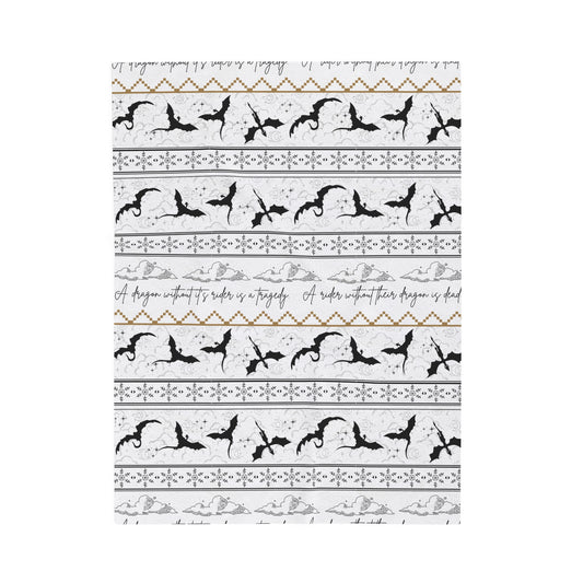 Copy of Fourth Wing Blanket Fourth Wing Gift for Her | Checkerboard Bookish Fleece Throw Blanket | Iron Flame Gifts | Bookstagram Merch
