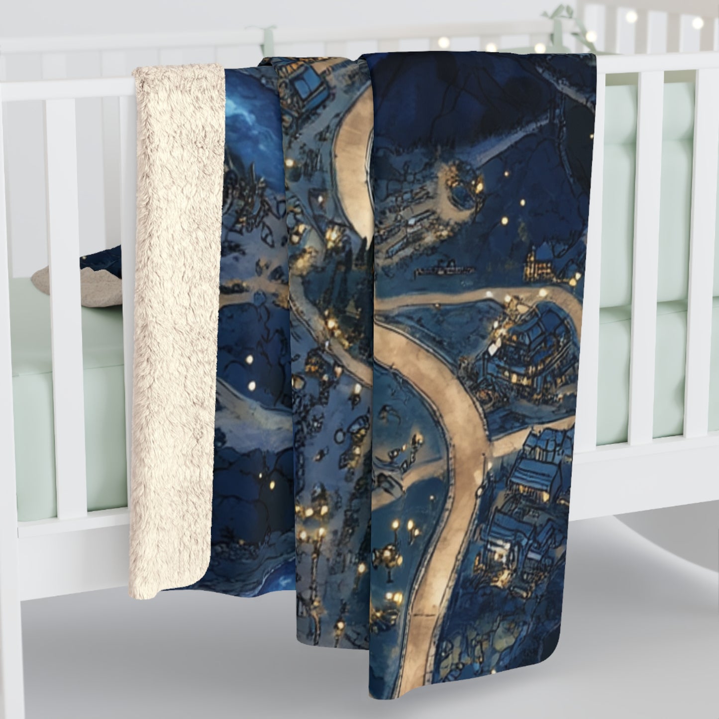 Sherpa Fleece Blanket, Cute Acotar Baby Blanket, Kids Halloween Blanket, Outdoorsy Mountain Bats, Celestial Moons, Boys Blue Fleece, Hygge