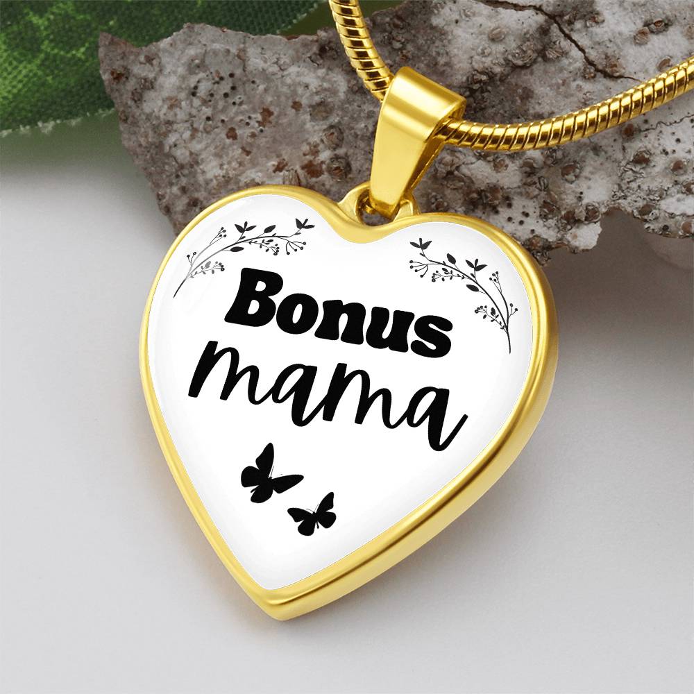 Bonus mama heart pendant