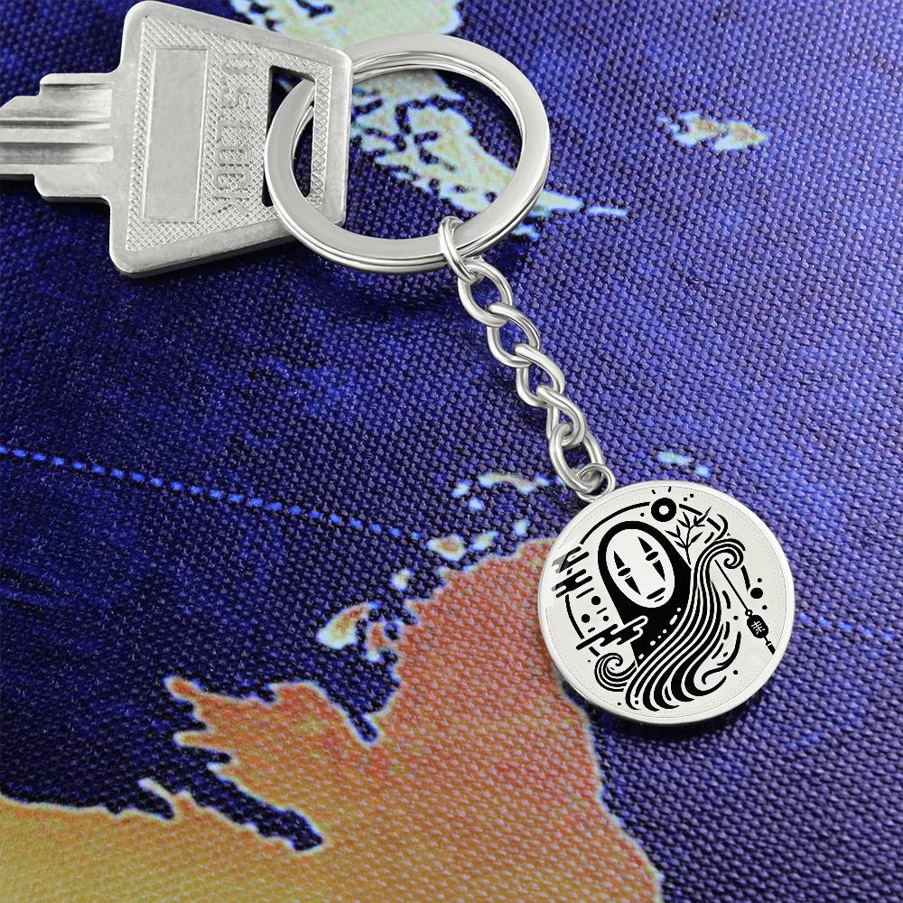 Anime Keychain Manga Merch Fan Art Spirited Away Inspired