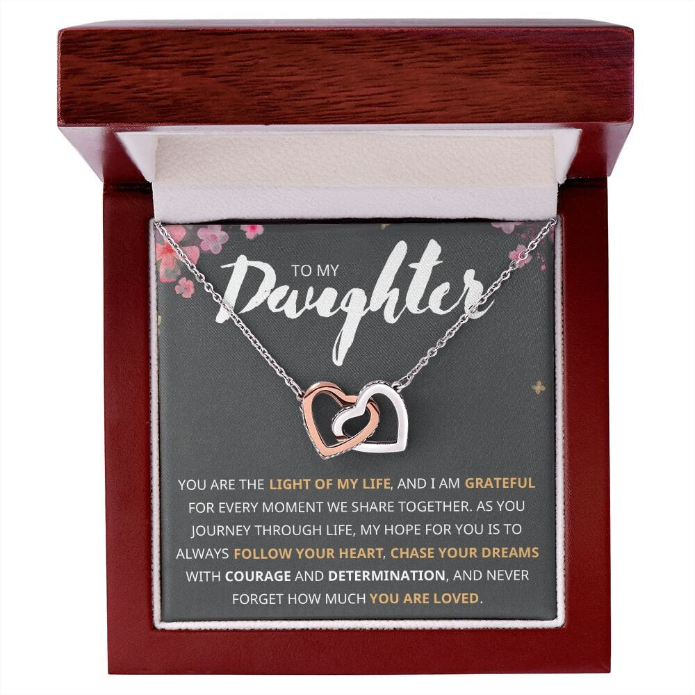 Daughter Gift from Mom to Daughter Necklace for Daughter Gift for Daughter from Mom Daughter Gift from Dad to Daughter Birthday Gift