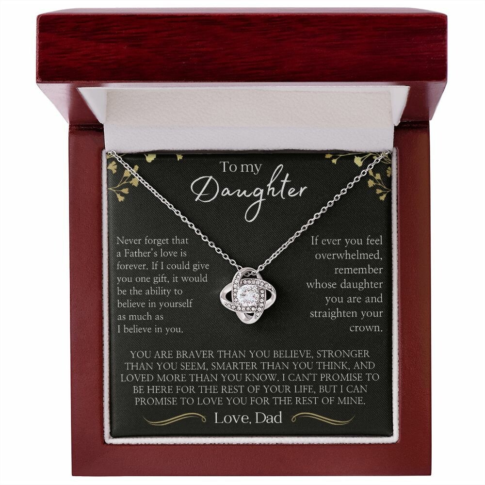 Mothers Day Gift for Daughter, Necklace for Daughter from Dad, Graduation Gift from Father, Graduation Gift for Daughter from Dad, Wedding