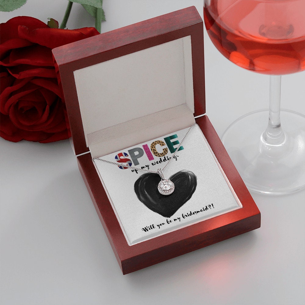 Pop Culture Bridesmaid Proposal Necklace