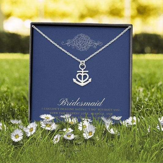 Anchor Bridesmaid Necklace