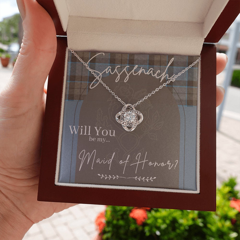 Outlander Sassenach Necklace for Bridesmaid