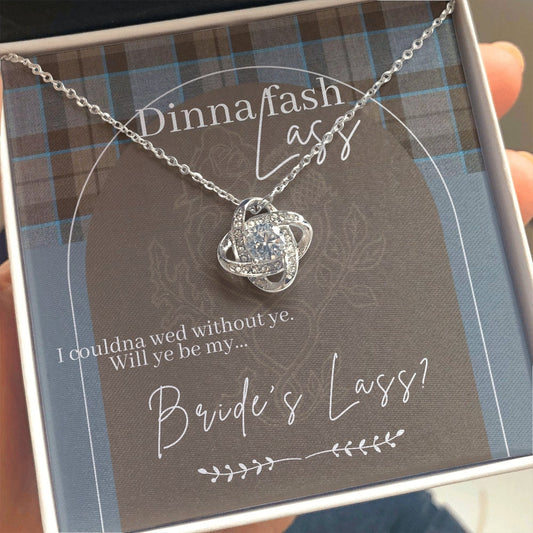 Outlander Theme Bridesmaid Proposal Necklace