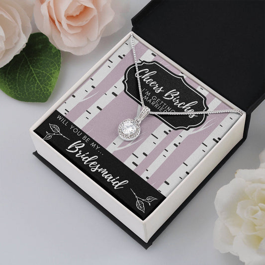 Cheers Birches Bridesmaid Necklace
