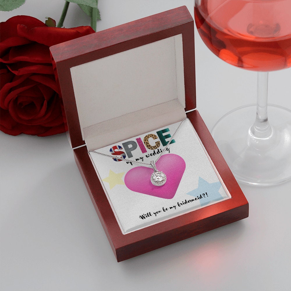 Pop Culture Bridesmaid Proposal Necklace