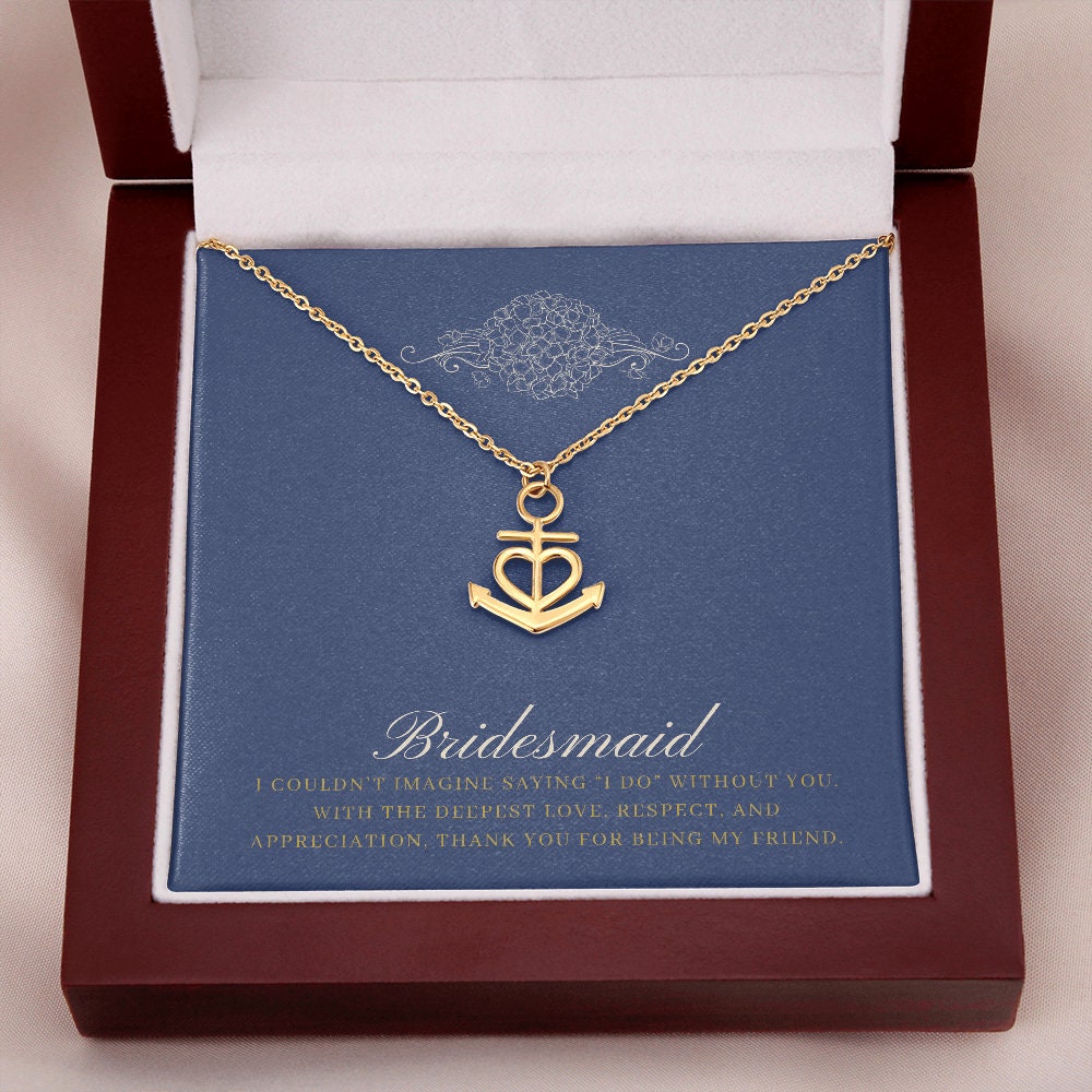 Anchor Bridesmaid Necklace