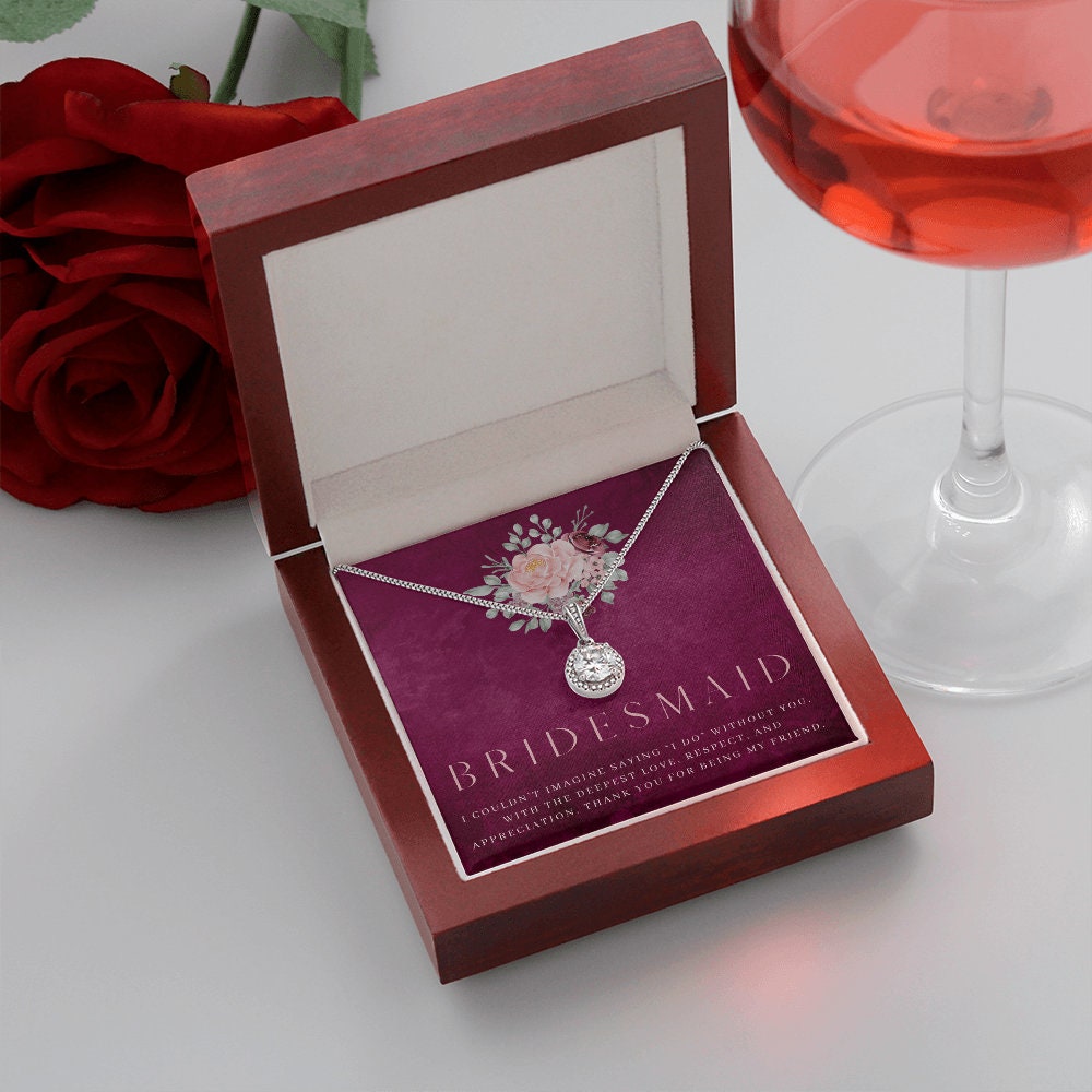 Marsala and Dusty Rose Bridesmaid Gift