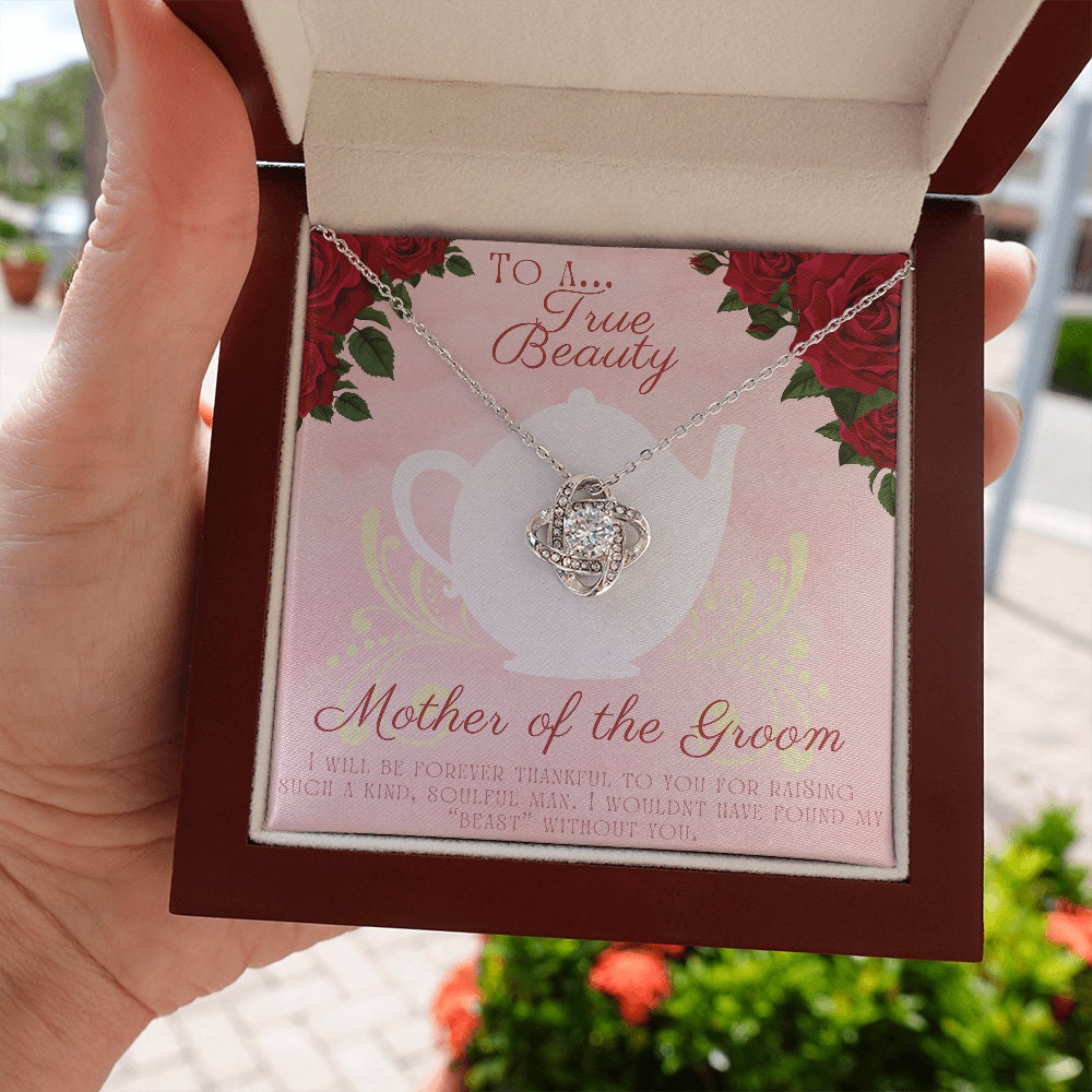 Beauty and the Beast themed Mother of the Groom Gift // Necklace