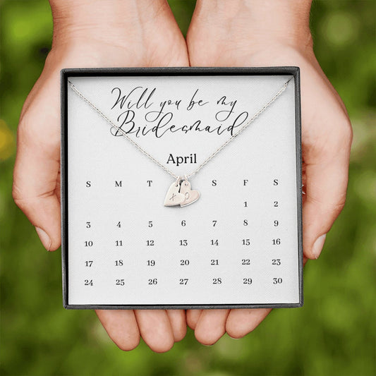 Bridesmaid Proposal Gift with Optional Mahogany LED Box