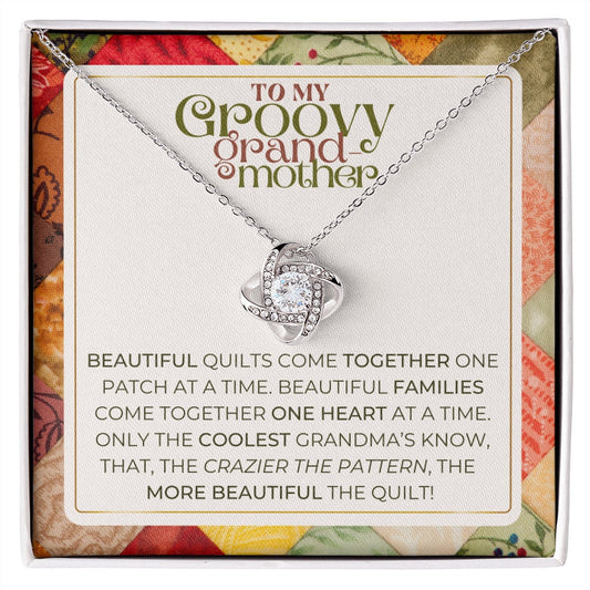 Gift for Grandmother, Retro Hippy Boho, Quilt, Mothers Day Gift for Grandma