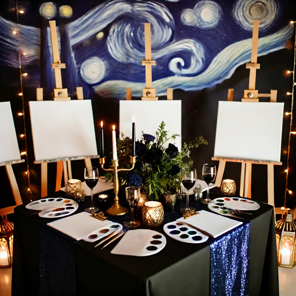 Feyre’s Painting Party: Painting with a Twist: ACOTAR-Themed Bachelorette Party