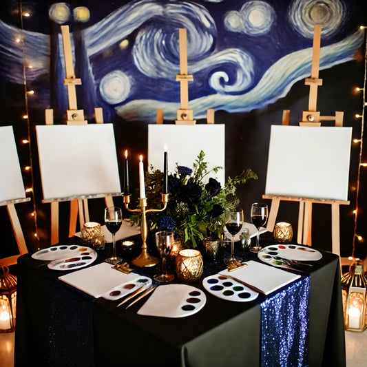 Feyre’s Painting Party: Painting with a Twist: ACOTAR-Themed Bachelorette Party