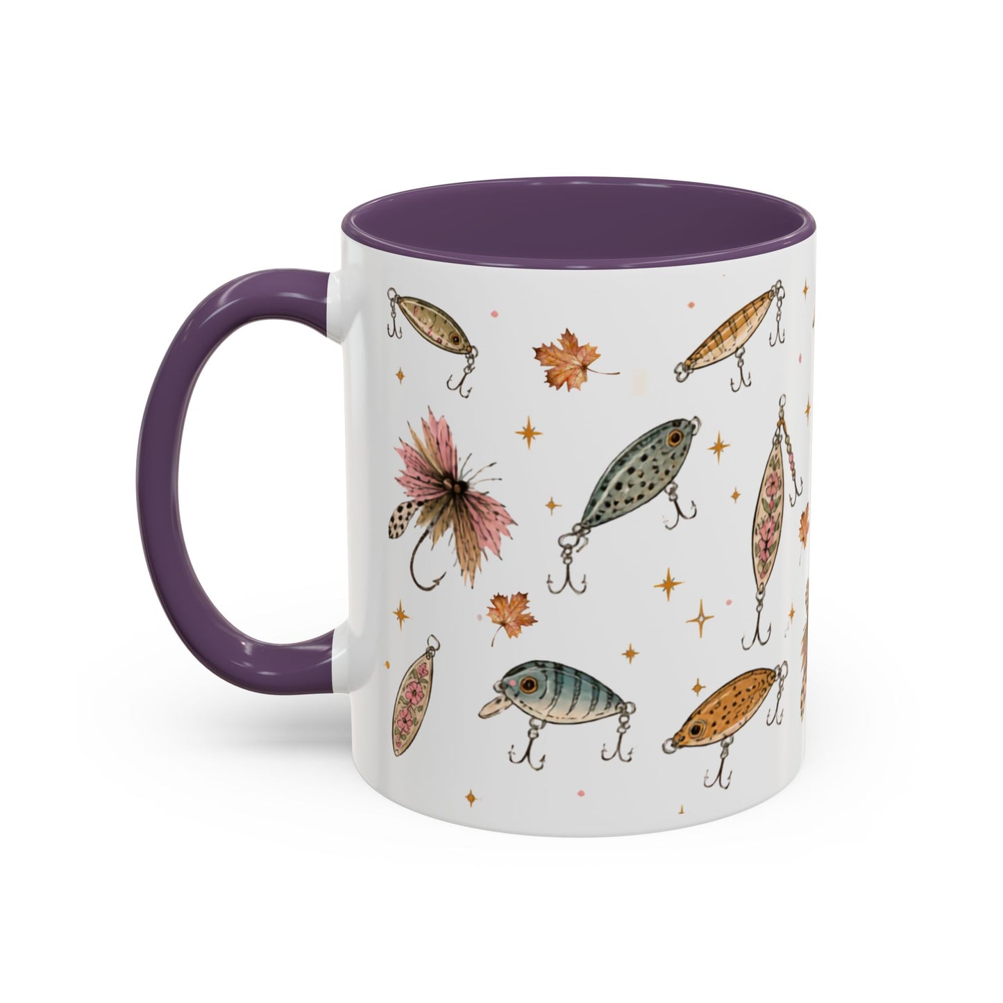 Fishing Lures Coffee Mug — "Luke’s Bait & Tackle" Accent Mug (11/15oz)