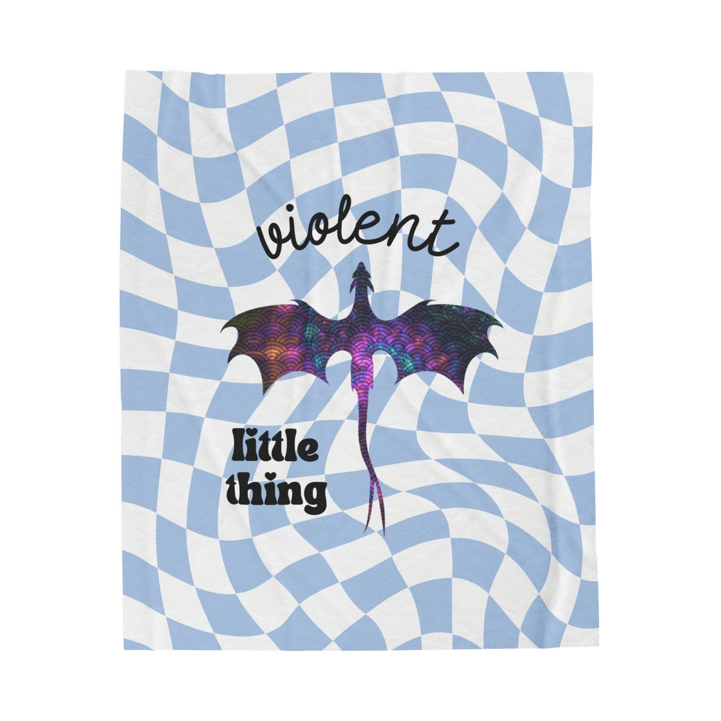 Violent Little Thing Velveteen Plush Dragon Blanket