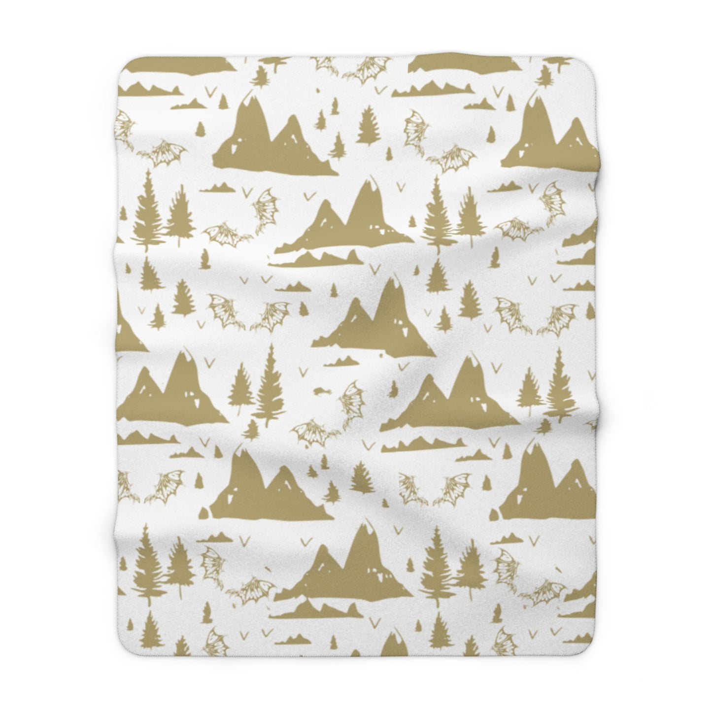 Cozy Acotar Sherpa Fleece Blanket, Crib Blanket Baby Shower Gift for Reader Romantasy Home Decor Celestial Bedding, Soft Plush Throw, Warm