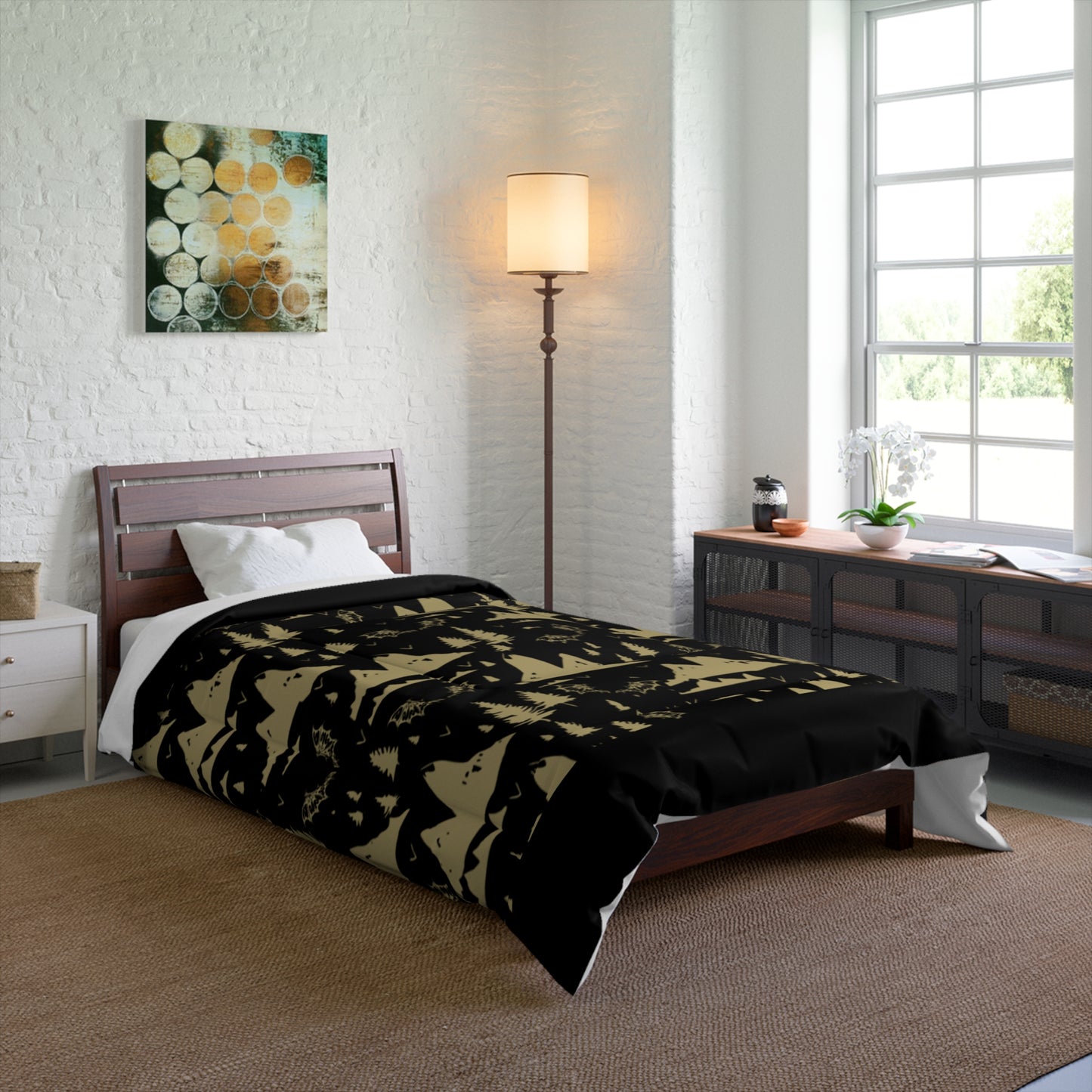 Celestial Comforter - Night Sky Bedding for Cozy Nights, Starry Queen Quilt, A Court of Thorns and Roses Blanket, Celestial Bedroom Decor,