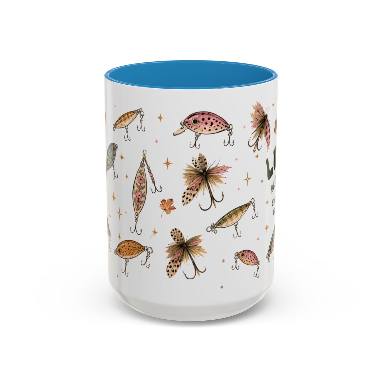 Luke’s Bait & Tackle Fishing Mugs – Vintage Lure Coffee Cup (11/15oz)