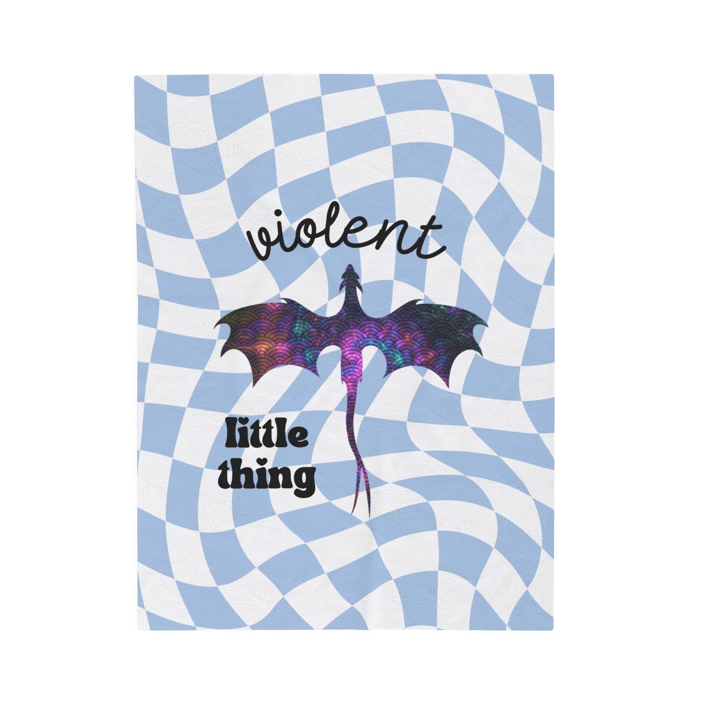 Violent Little Thing Velveteen Plush Dragon Blanket