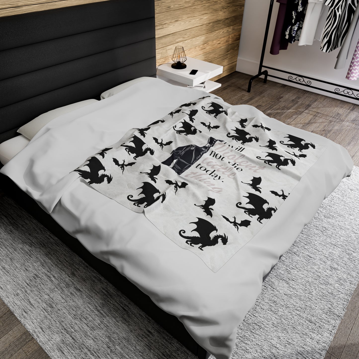 Fourth Wing Inspired Blanket Fourth Wing Gift for Her | Checkerboard Bookish Fleece Throw Blanket | Iron Flame Gifts | Bookstagram Merch