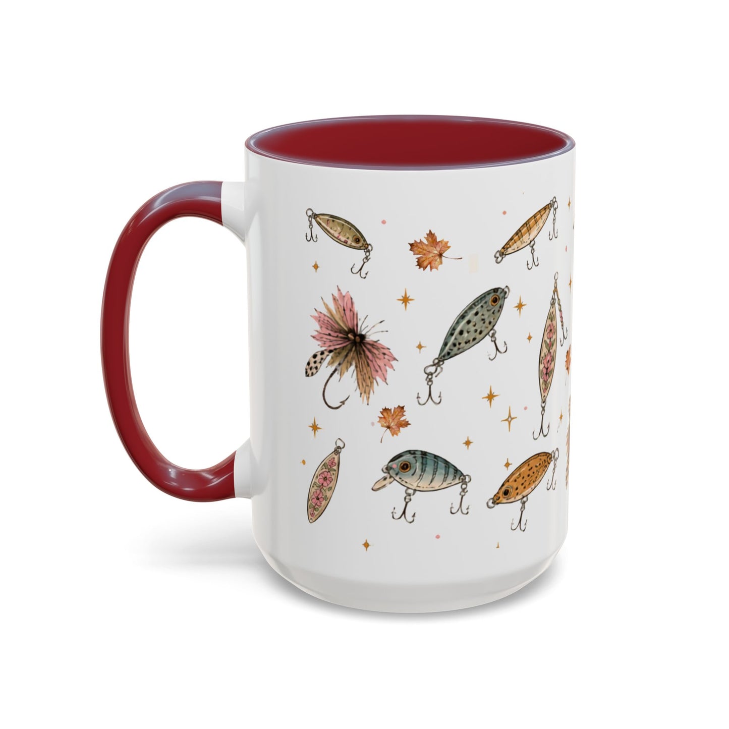Luke’s Bait & Tackle Fishing Mugs – Vintage Lure Coffee Cup (11/15oz)