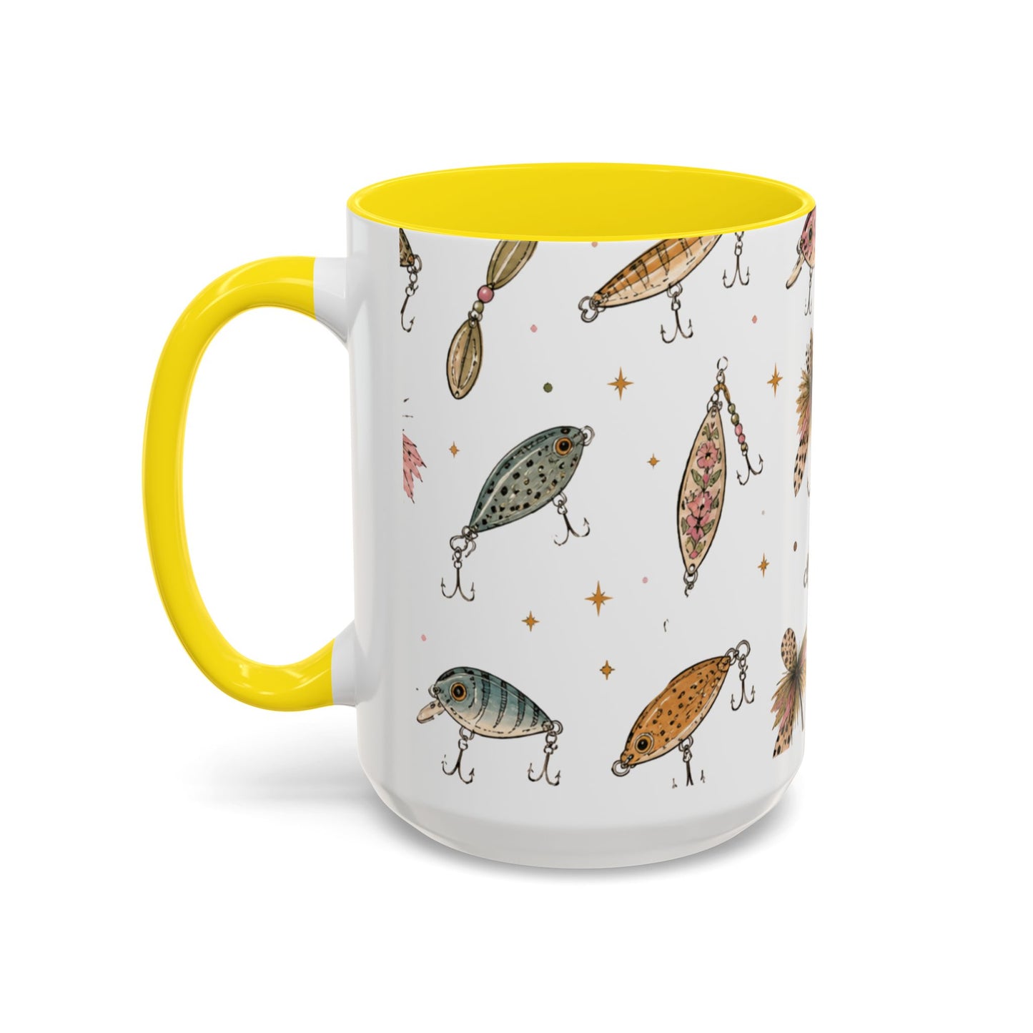 Luke’s Bait & Tackle Fishing Mug – Vintage Lure Coffee Cup (11/15oz)