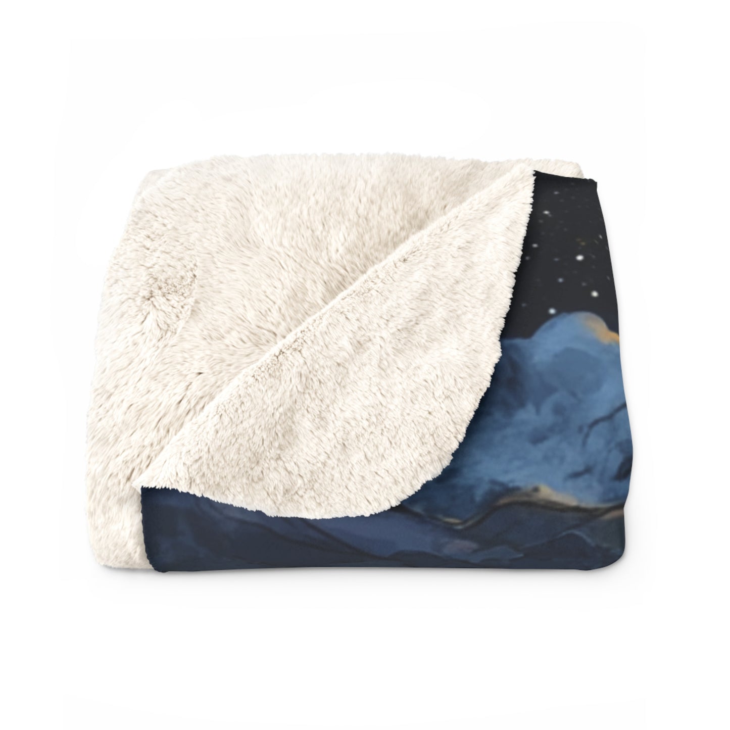 Sherpa Fleece Blanket, Cute Acotar Baby Blanket, Kids Halloween Blanket, Outdoorsy Mountain Bats, Celestial Moons, Boys Blue Fleece, Hygge