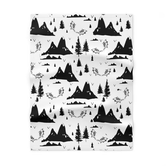 Baby Blanket, Cute ACOTAR Bookstagram Gift for New Mom, Soft Fleece Nursery Decor, Unique Baby Shower Present, Romantasy Reading Blanket