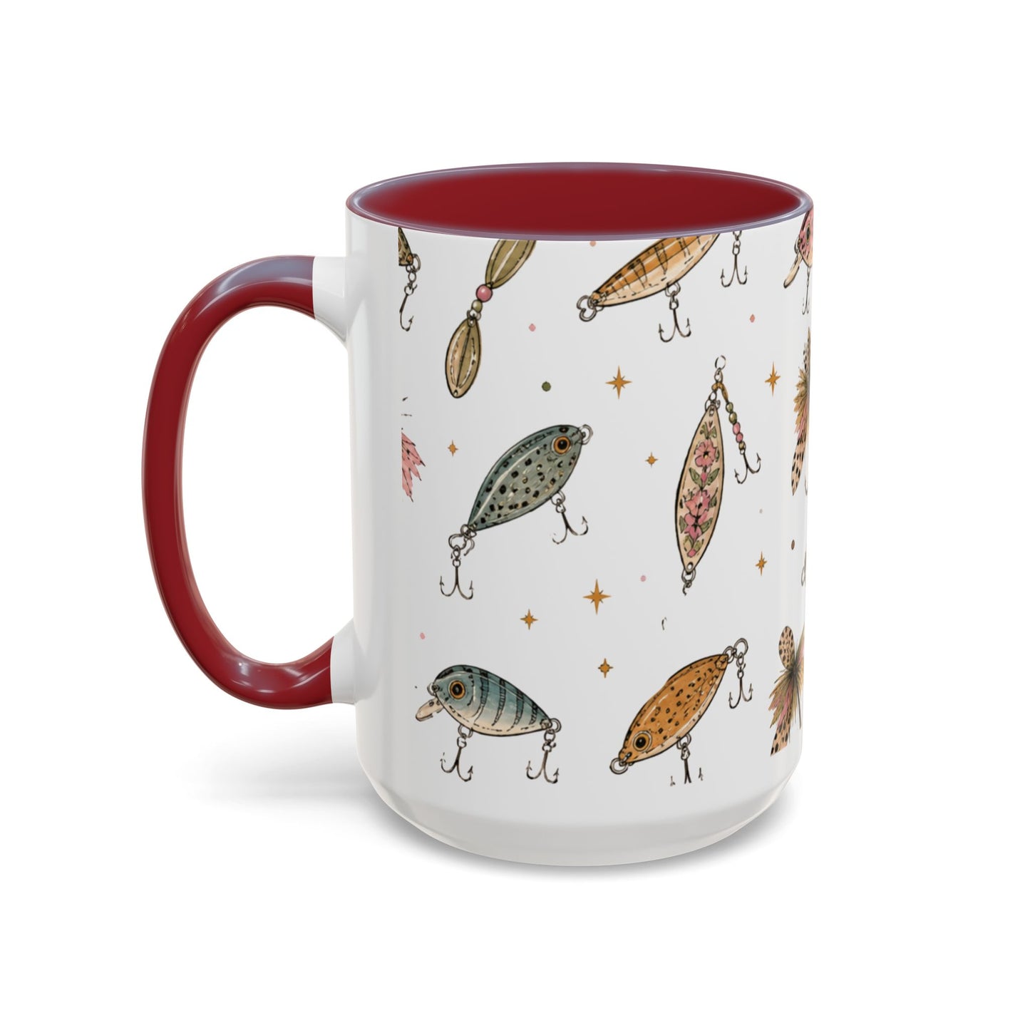 Luke’s Bait & Tackle Fishing Mug – Vintage Lure Coffee Cup (11/15oz)