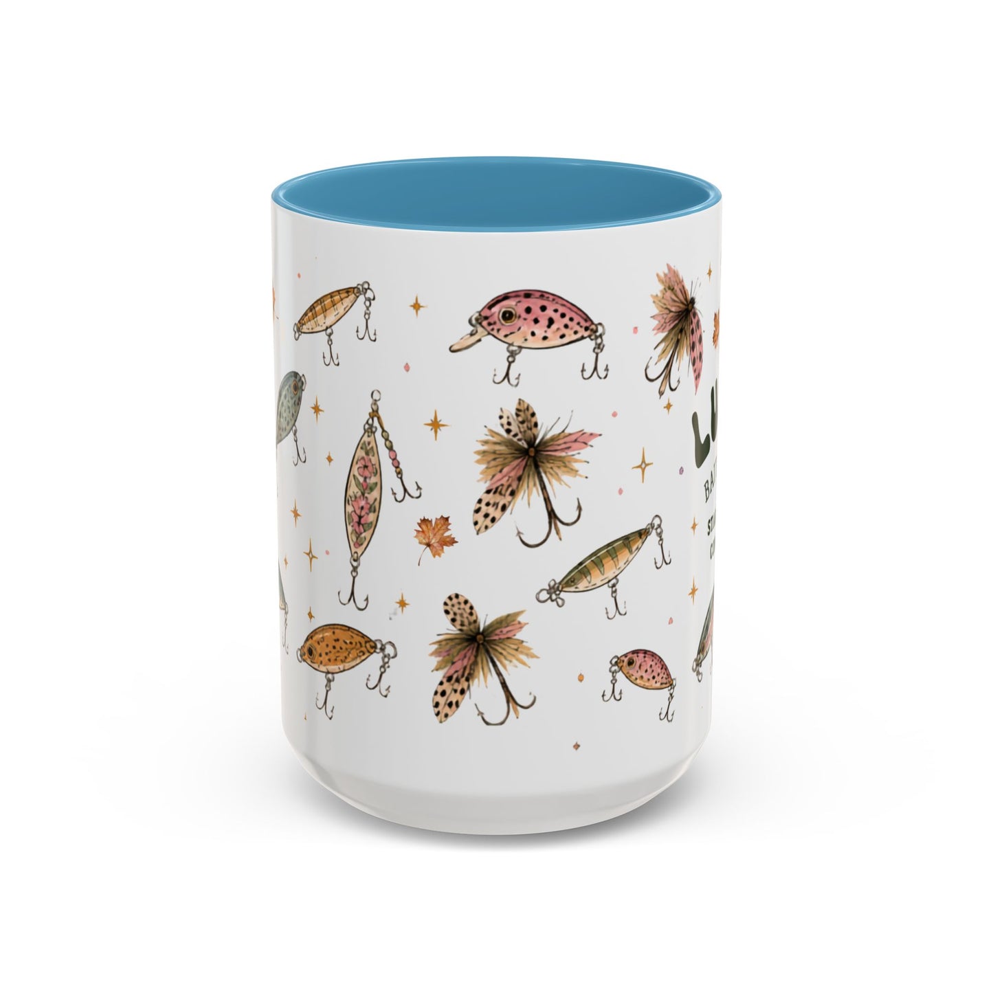 Luke’s Bait & Tackle Fishing Mugs – Vintage Lure Coffee Cup (11/15oz)