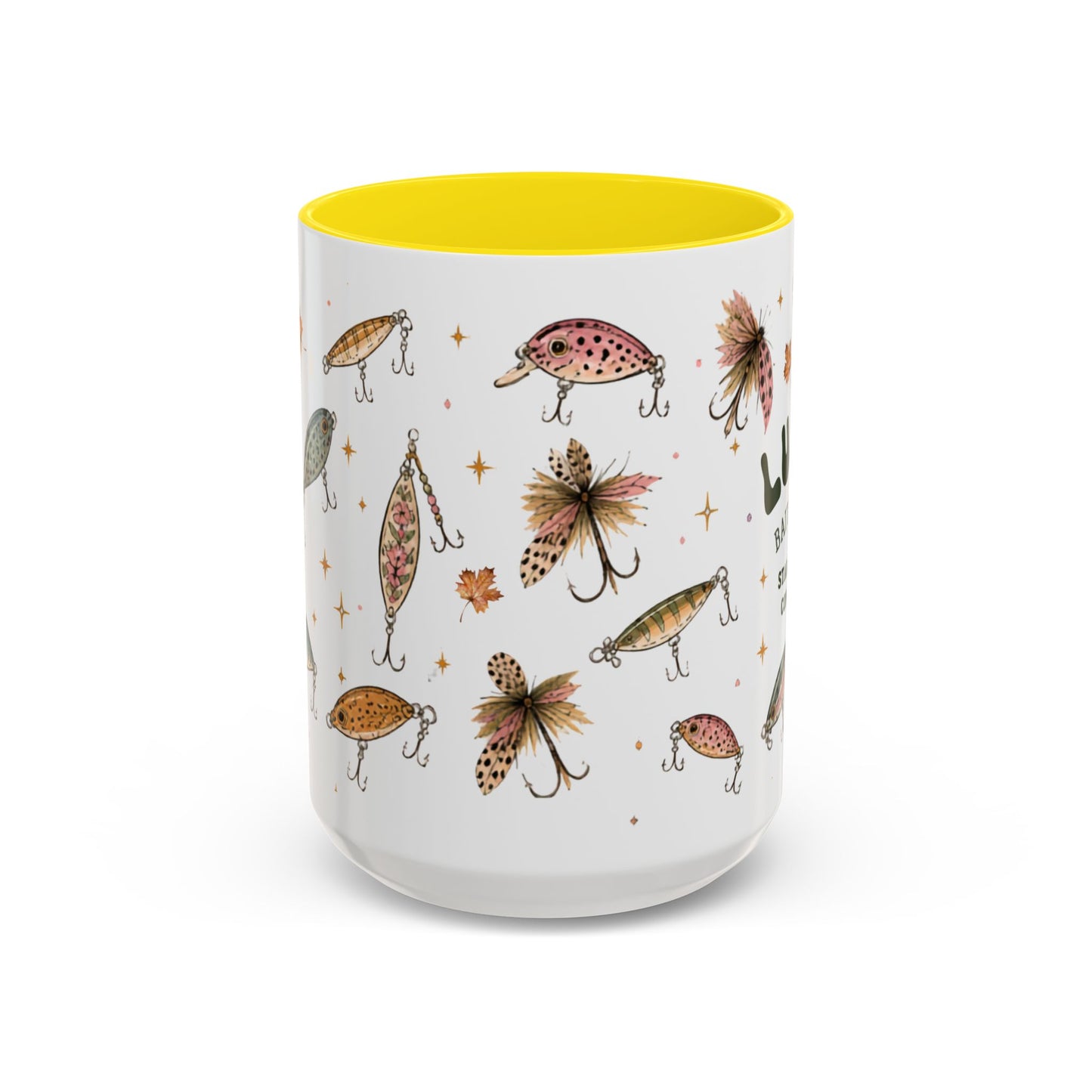 Luke’s Bait & Tackle Fishing Mugs – Vintage Lure Coffee Cup (11/15oz)