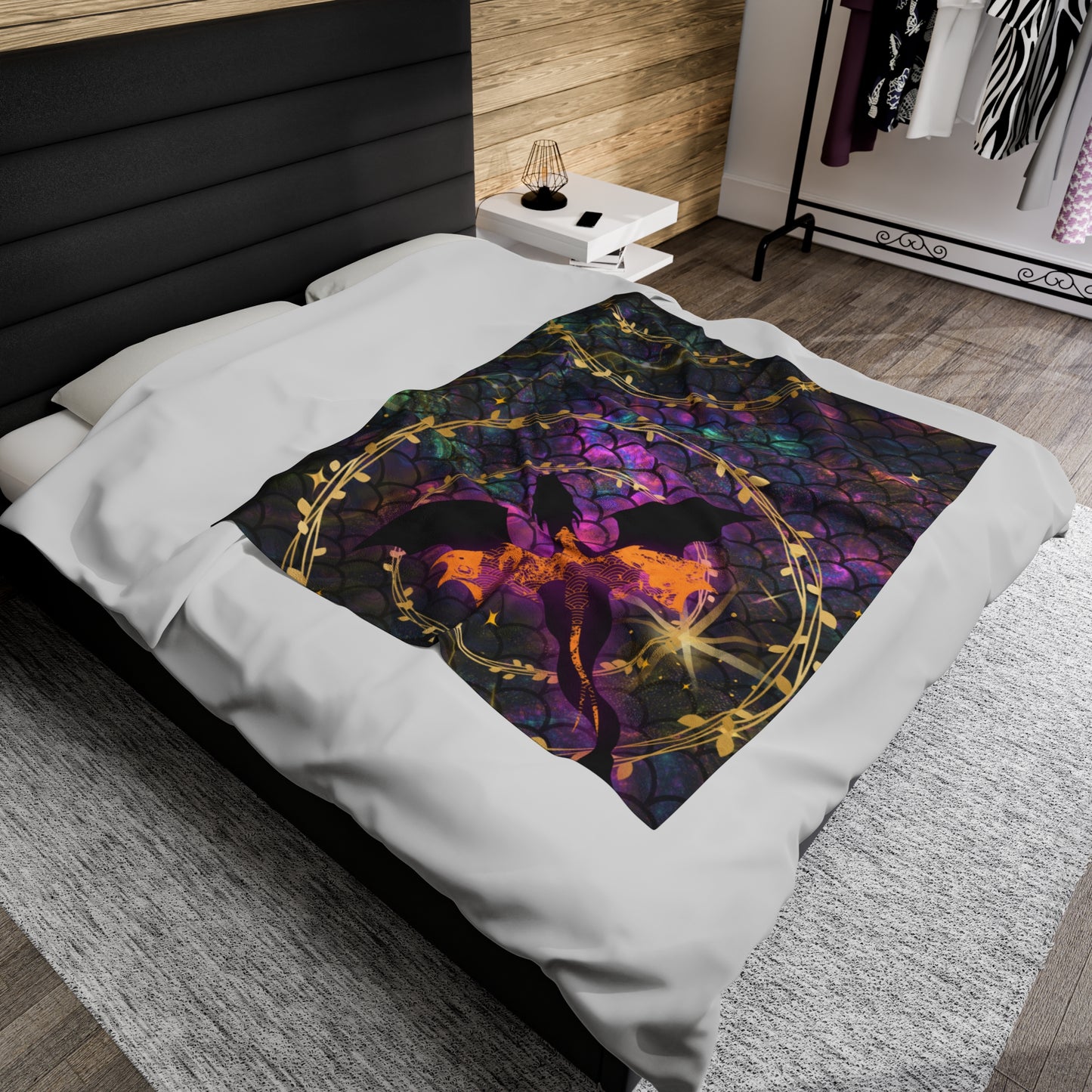 Fourth Wing inspired Blanket Bookish Gift for Her | Andarna Bookish Fleece Throw Blanket | Onyx Storm Inspired | Bookstagram Merch