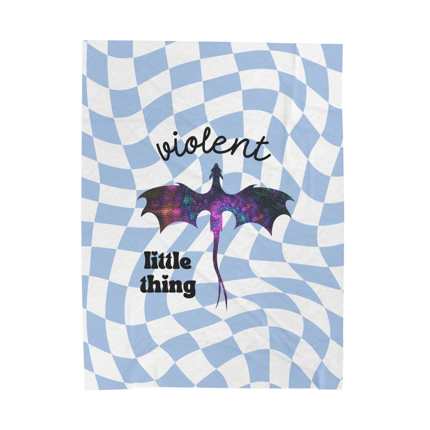 Violent Little Thing Velveteen Plush Dragon Blanket