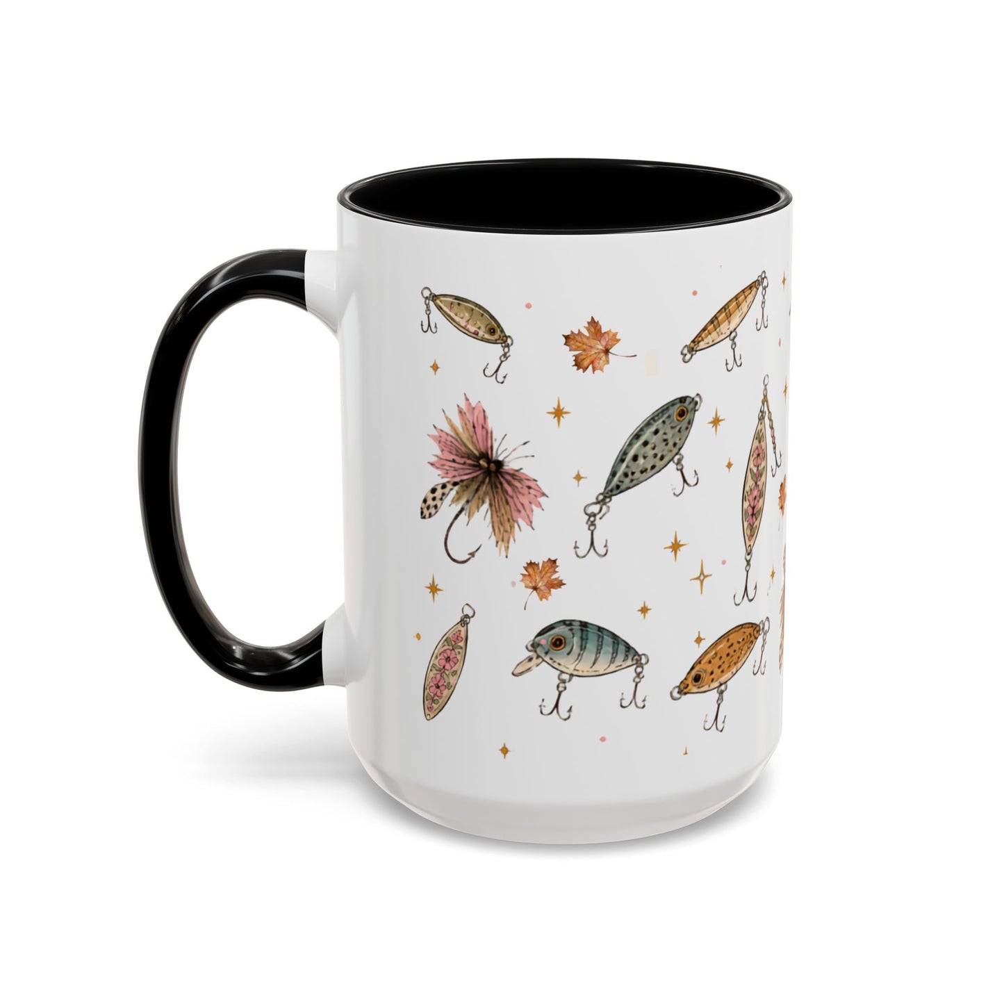 Luke’s Bait & Tackle Fishing Mugs – Vintage Lure Coffee Cup (11/15oz)