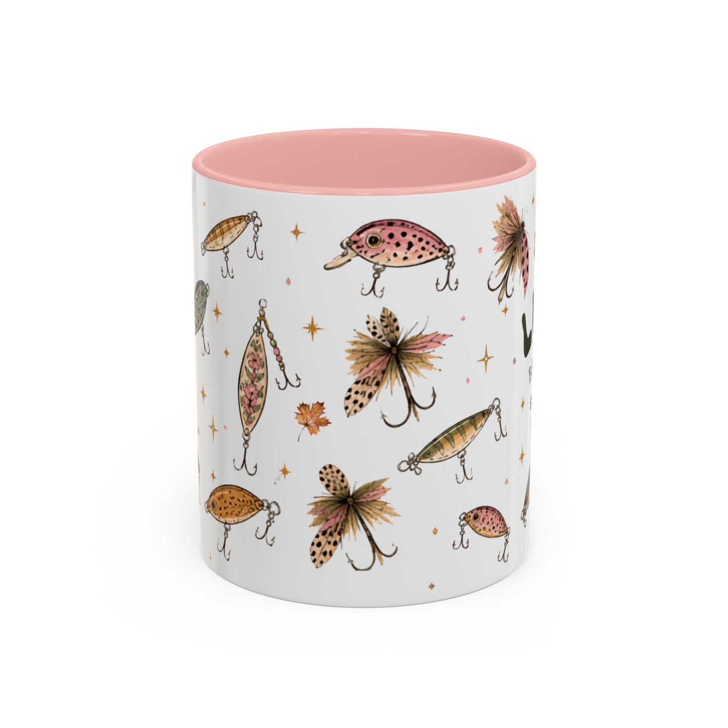 Fishing Lures Coffee Mug — "Luke’s Bait & Tackle" Accent Mug (11/15oz)