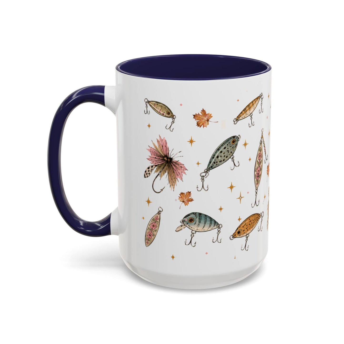 Luke’s Bait & Tackle Fishing Mugs – Vintage Lure Coffee Cup (11/15oz)