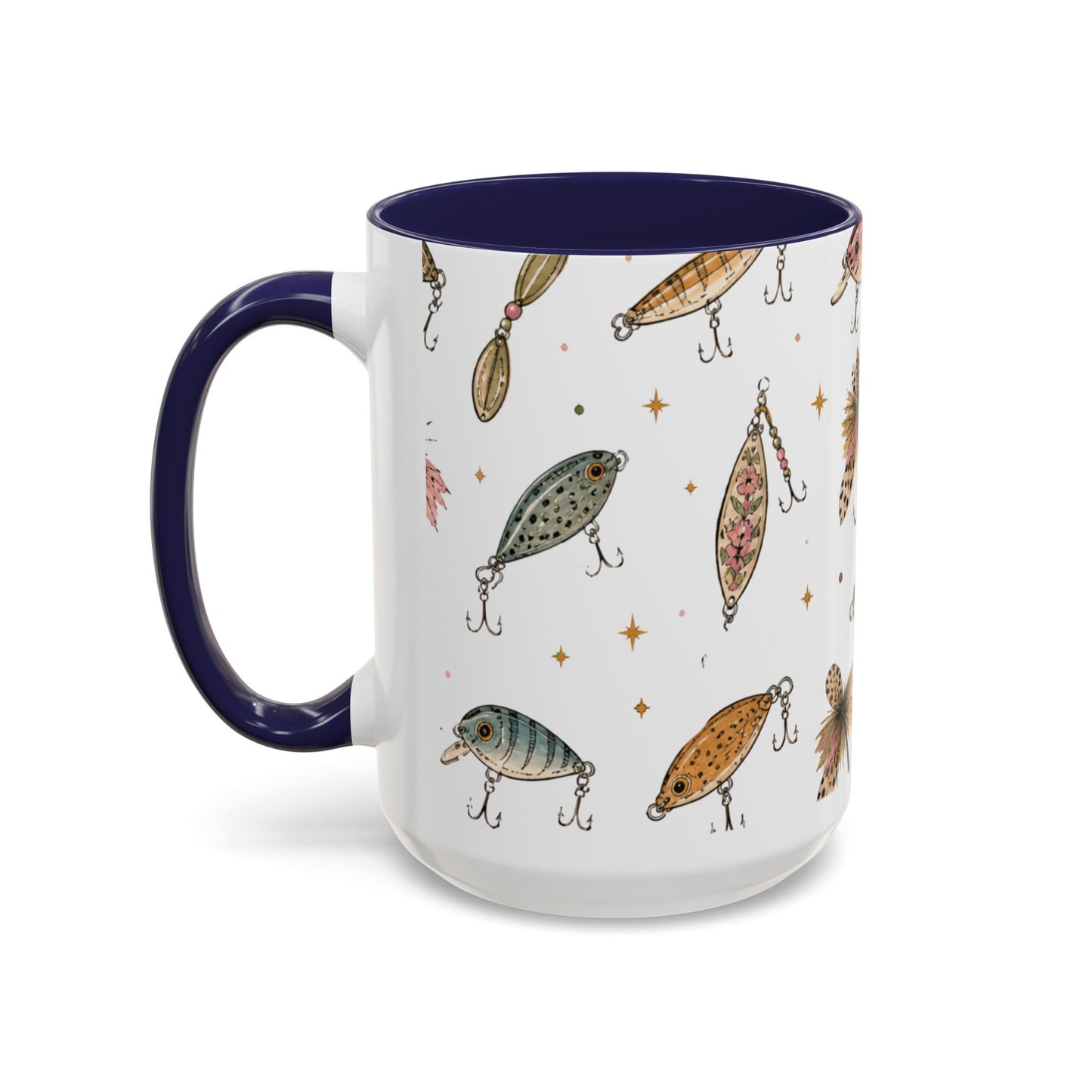 Luke’s Bait & Tackle Fishing Mug – Vintage Lure Coffee Cup (11/15oz)