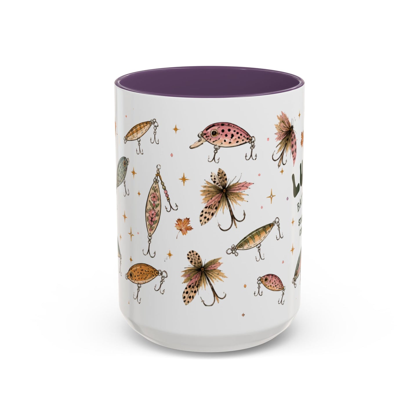 Luke’s Bait & Tackle Fishing Mugs – Vintage Lure Coffee Cup (11/15oz)
