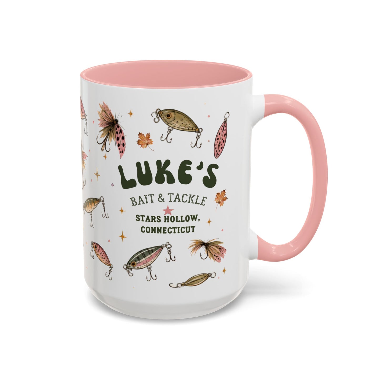 Luke’s Bait & Tackle Fishing Mugs – Vintage Lure Coffee Cup (11/15oz)