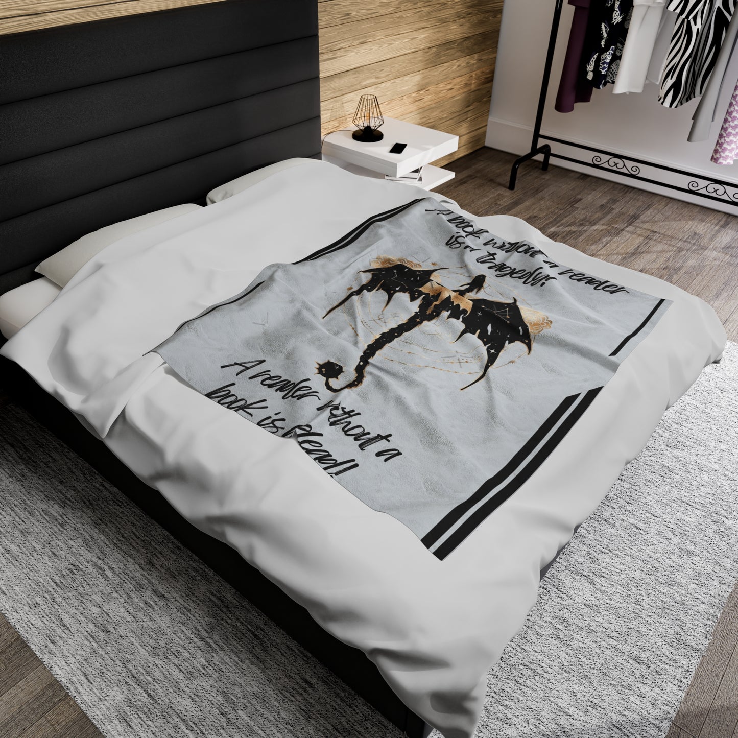 Velveteen Plush Blanket | Fourth Wing Characters | Dragon Rider Merch| Bookish Gift for Fantasy Lovers