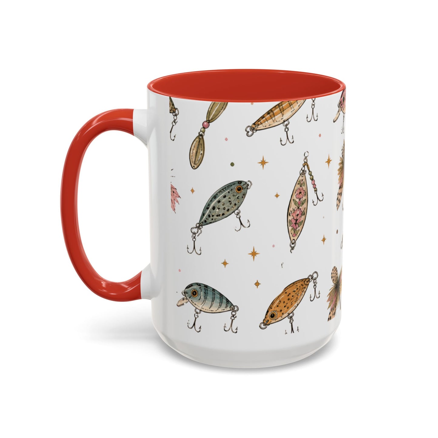 Luke’s Bait & Tackle Fishing Mug – Vintage Lure Coffee Cup (11/15oz)