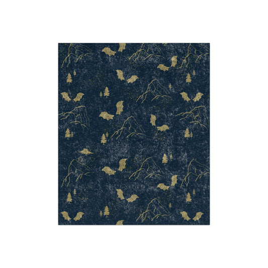 Velvet Throw Blanket, Acotar Inspired, Crushed Velvet Baby Blanket, Gift for Reader, Home Decor, Night Court Bedding, Velaris Throw Blanket,
