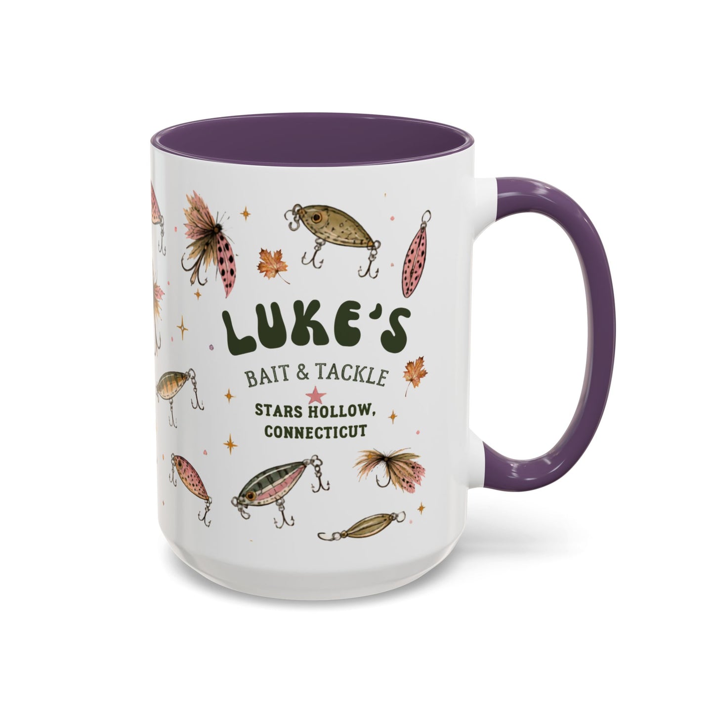 Luke’s Bait & Tackle Fishing Mugs – Vintage Lure Coffee Cup (11/15oz)