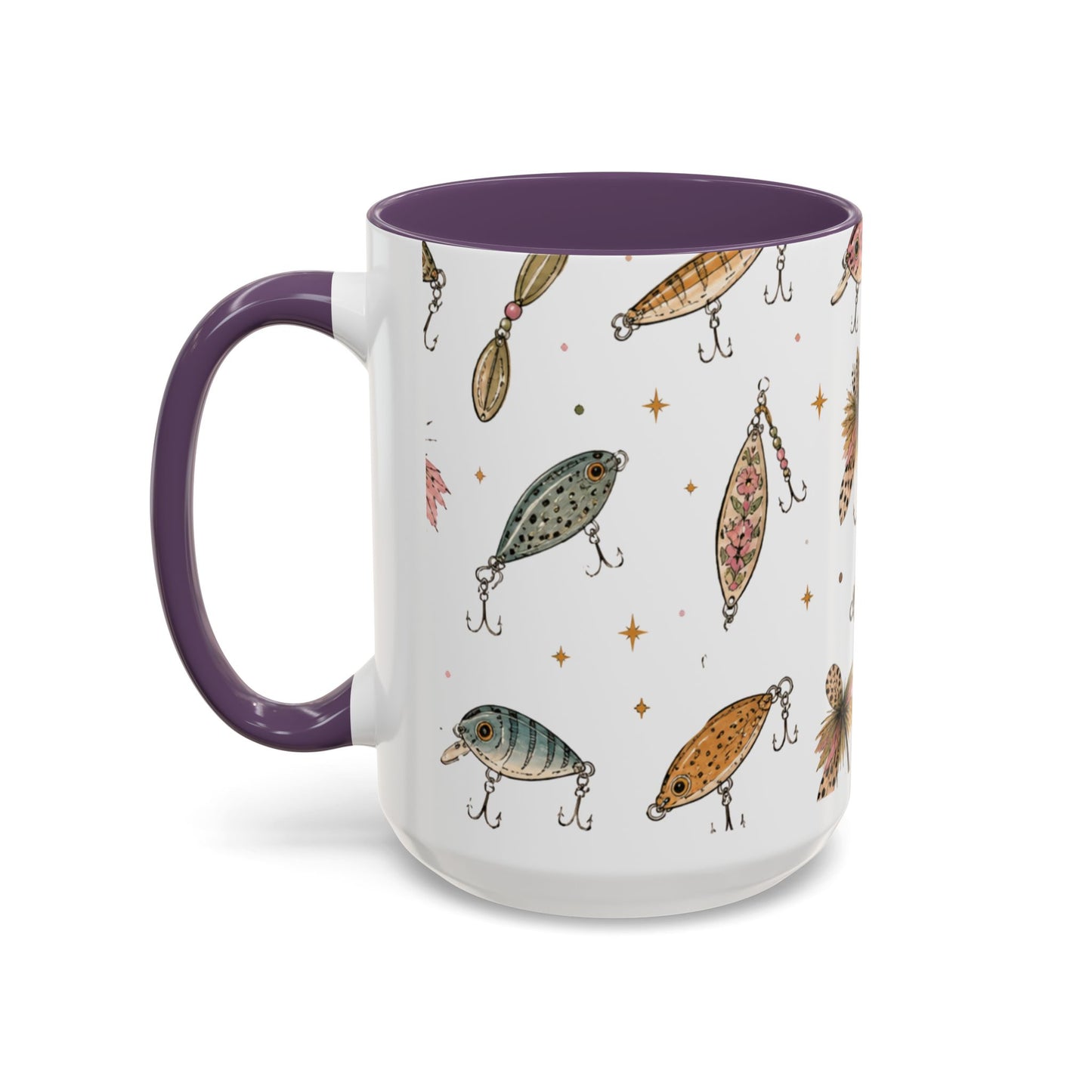 Luke’s Bait & Tackle Fishing Mug – Vintage Lure Coffee Cup (11/15oz)