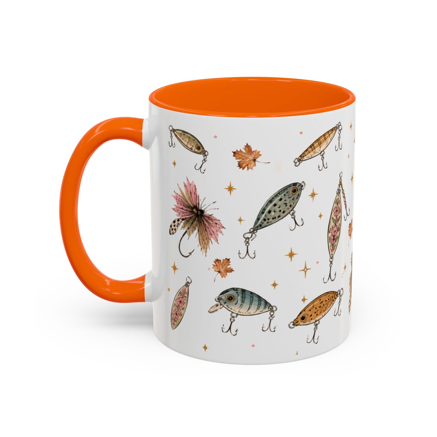 Fishing Lures Coffee Mug — "Luke’s Bait & Tackle" Accent Mug (11/15oz)