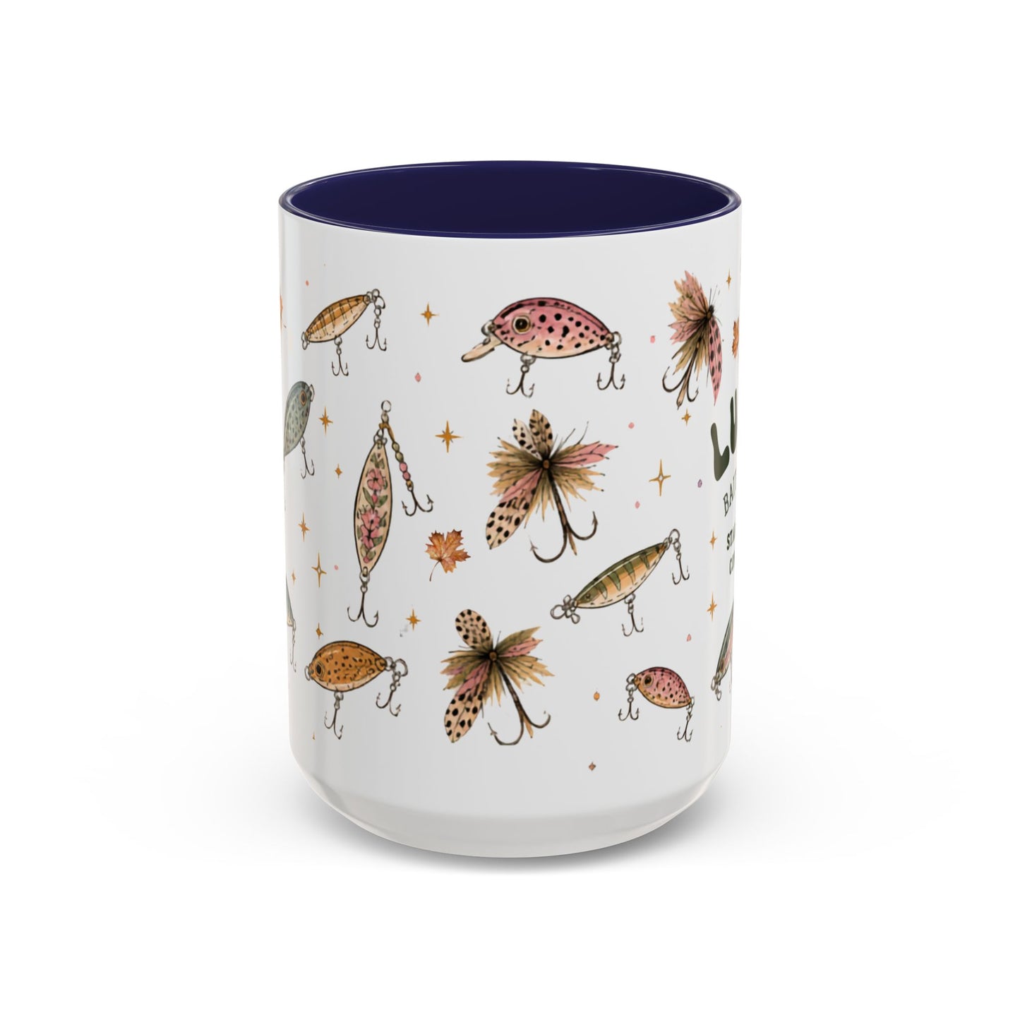 Luke’s Bait & Tackle Fishing Mugs – Vintage Lure Coffee Cup (11/15oz)